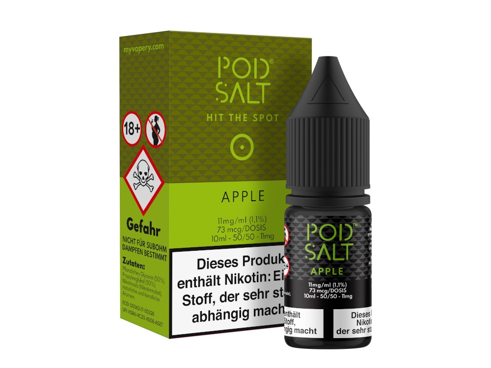 Pod Salt - Apple - Nikotinsalz Liquid Pod Salt - Apple - Nikotinsalz Liquid