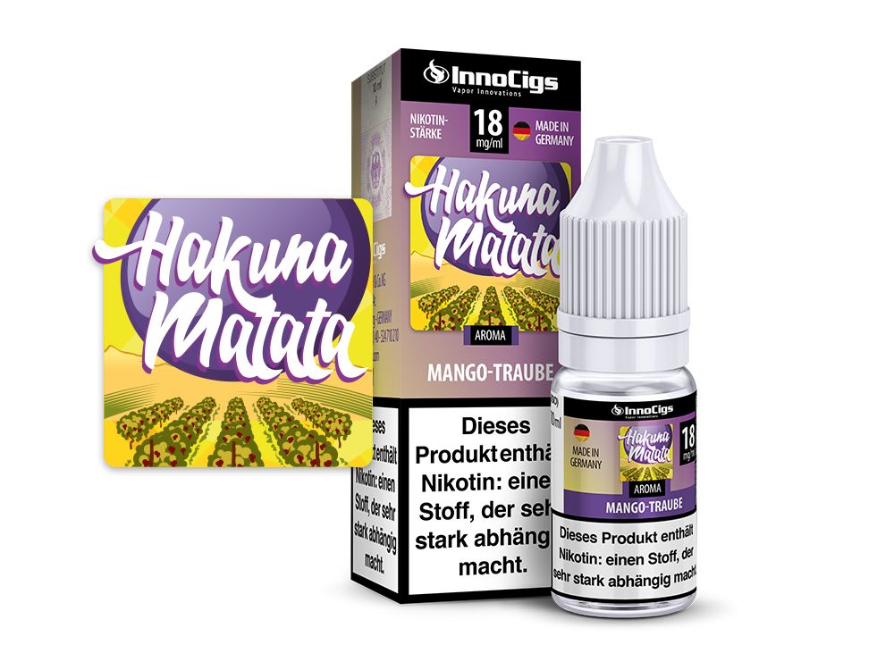 Hakuna Matata Traube Aroma - Liquid für E-Zigaretten Hakuna Matata Traube Aroma - Liquid für E-Zigaretten