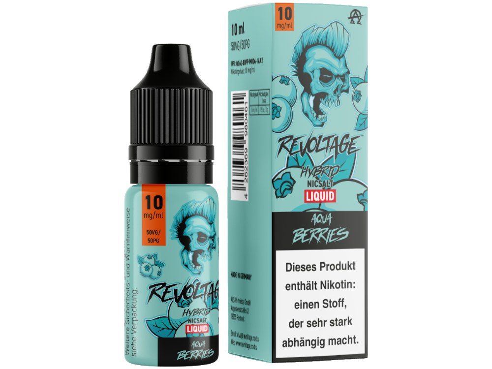 Revoltage - Hybrid Nikotinsalz Liquid - Aqua Berries Revoltage - Hybrid Nikotinsalz Liquid - Aqua Berries