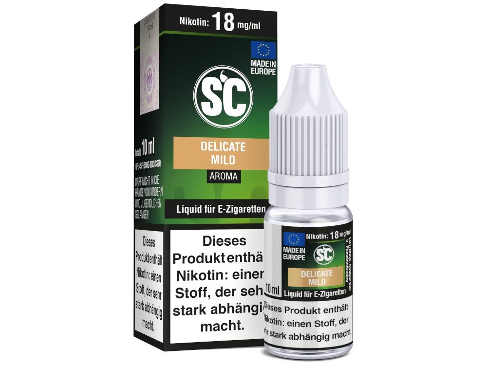 Delicate Mild Tabak E-Zigaretten Liquid Delicate Mild Tabak E-Zigaretten Liquid