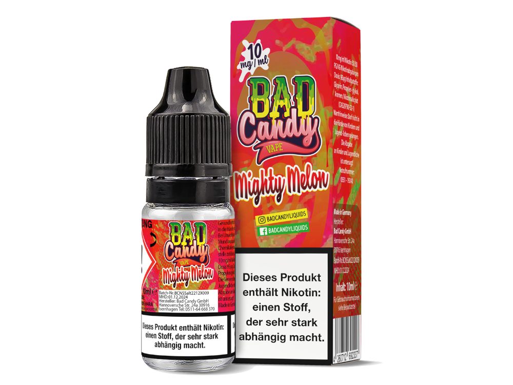 Bad Candy Liquids - Mighty Melon - Nikotinsalz Liquid Bad Candy Liquids - Mighty Melon - Nikotinsalz Liquid