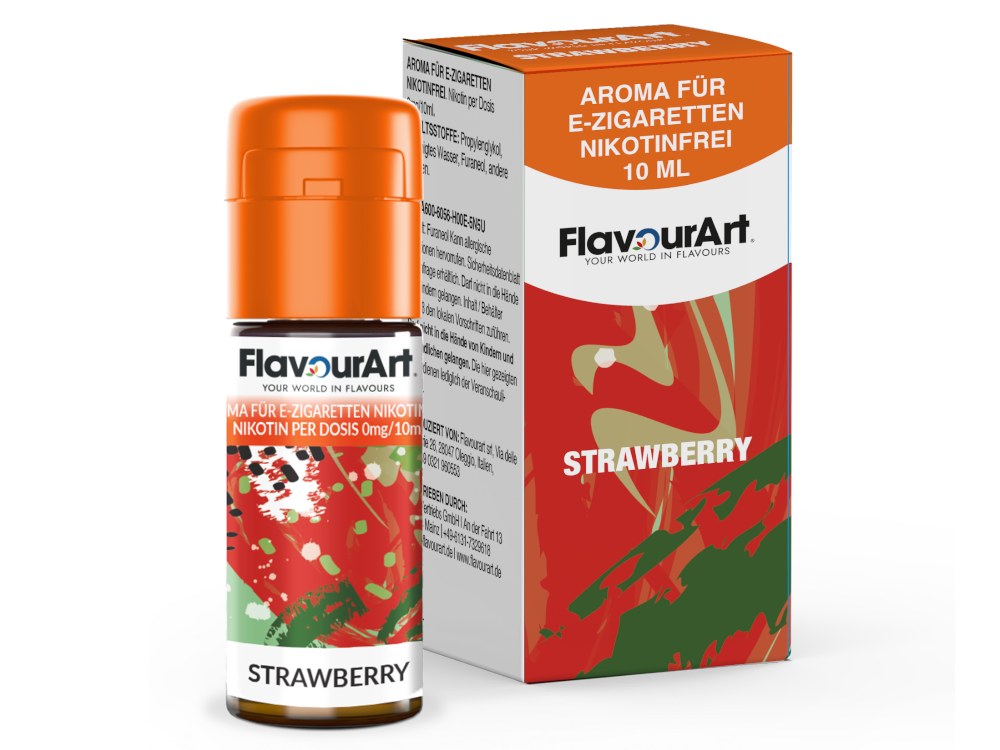 FlavourArt - Aromen 10 ml - Strawberry FlavourArt - Aromen 10 ml - Strawberry