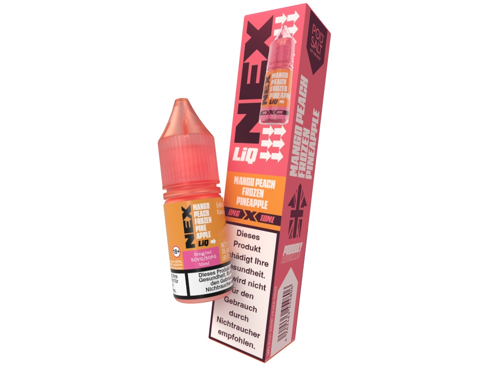 Pod Salt - NexLiq - Nikotinsalz Liquid - Mango Peach Frozen Pineapple Pod Salt - NexLiq - Nikotinsalz Liquid - Mango Peach Frozen Pineapple