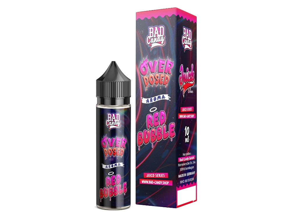 Bad Candy Liquids - Juicd - Longfills 10 ml - Red Bubble Bad Candy Liquids - Juicd - Longfills 10 ml - Red Bubble