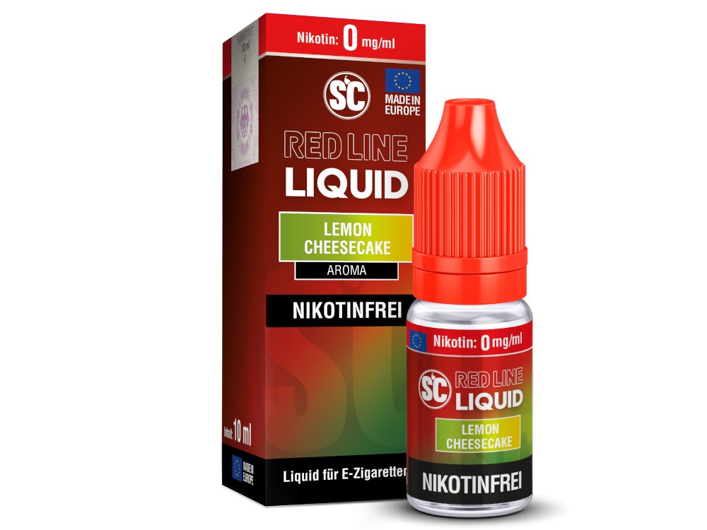 SC - Red Line - Lemon Cheesecake - Nikotinsalz Liquid SC - Red Line - Lemon Cheesecake - Nikotinsalz Liquid