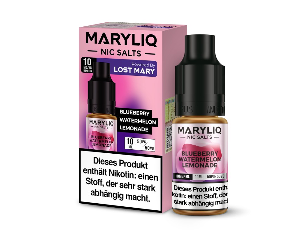 MARYLIQ - Nikotinsalz Liquid - Blueberry Watermelon Lemonade MARYLIQ - Nikotinsalz Liquid - Blueberry Watermelon Lemonade