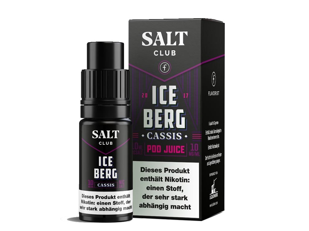 Salt Club - Flavorist Iceberg - Nikotinsalz Liquid - Cassis Salt Club - Flavorist Iceberg - Nikotinsalz Liquid - Cassis