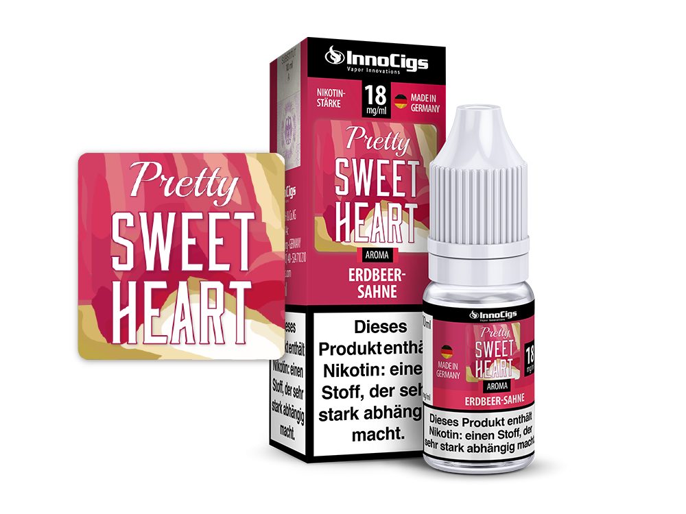 Pretty Sweetheart Sahne-Erdbeer Aroma - Liquid für E-Zigaretten Pretty Sweetheart Sahne-Erdbeer Aroma - Liquid für E-Zigaretten