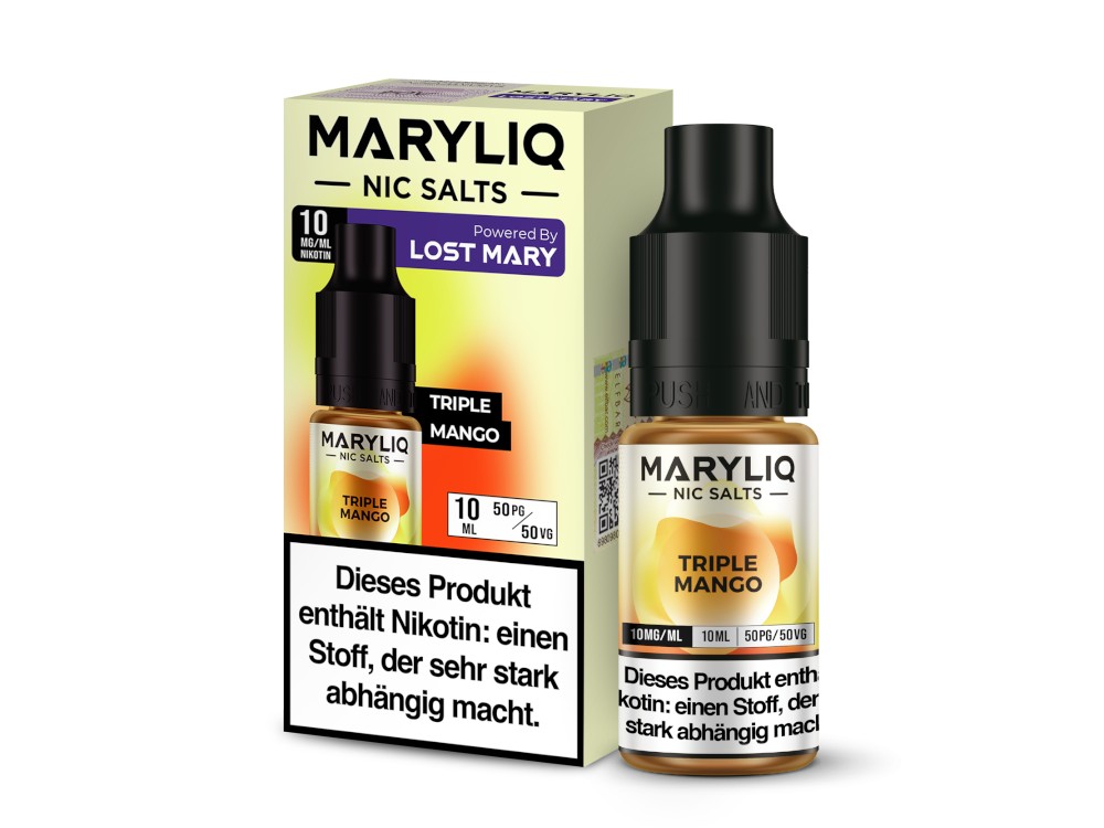 MARYLIQ - Nikotinsalz Liquid - Triple Mango MARYLIQ - Nikotinsalz Liquid - Triple Mango