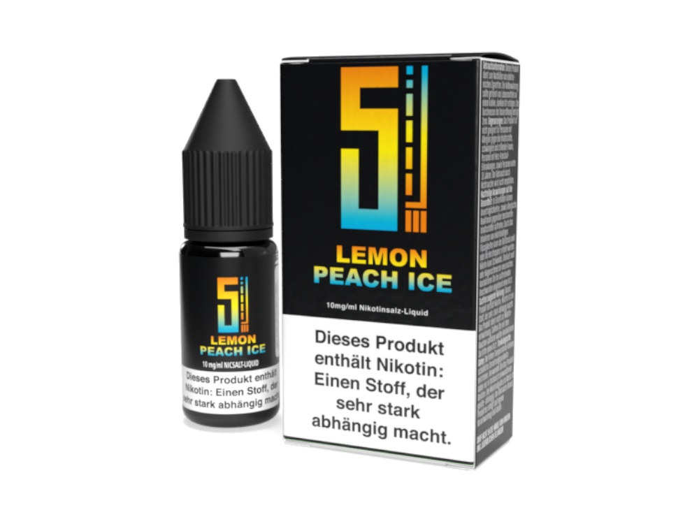 5EL - Lemon Peach Ice - Nikotinsalz Liquid 5EL - Lemon Peach Ice - Nikotinsalz Liquid