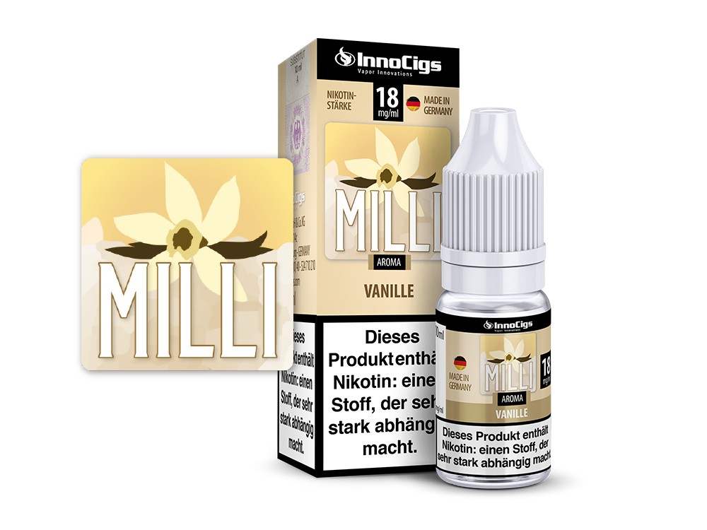 Milli Vanille Aroma - Liquid für E-Zigaretten Milli Vanille Aroma - Liquid für E-Zigaretten