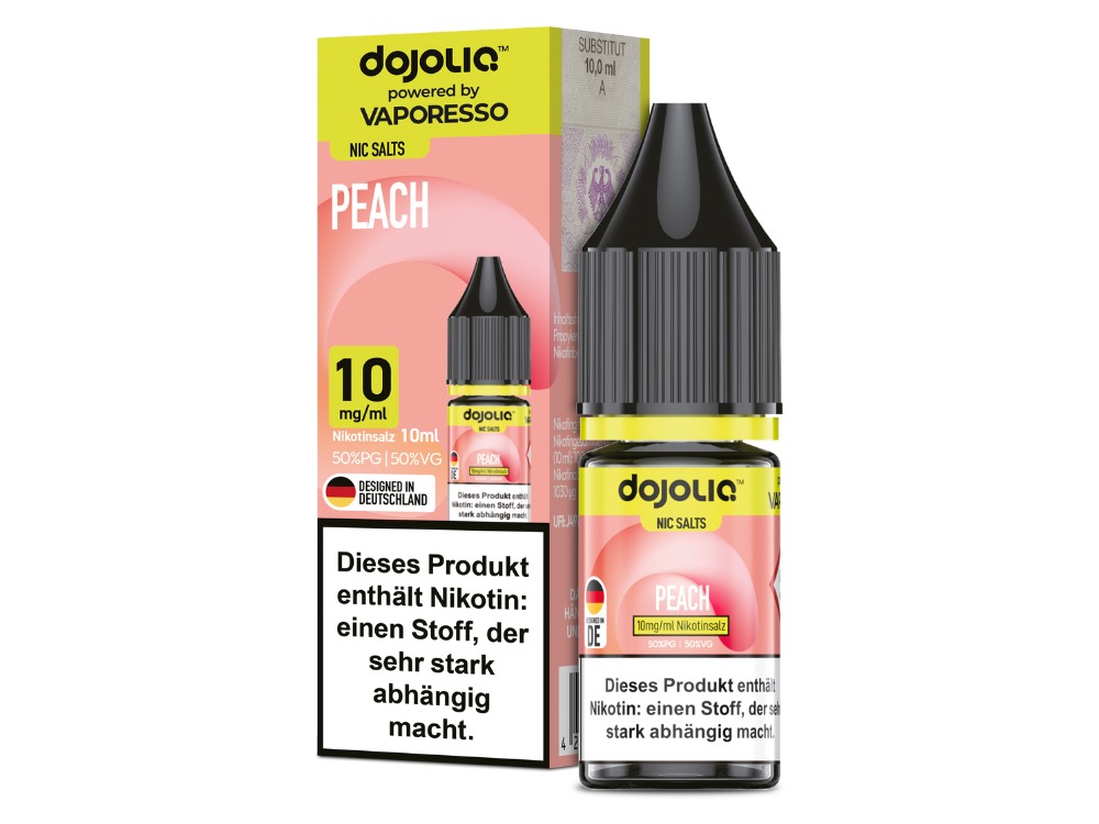 Vaporesso - Dojoliq - Nikotinsalz Liquid - Peach Vaporesso - Dojoliq - Nikotinsalz Liquid - Peach