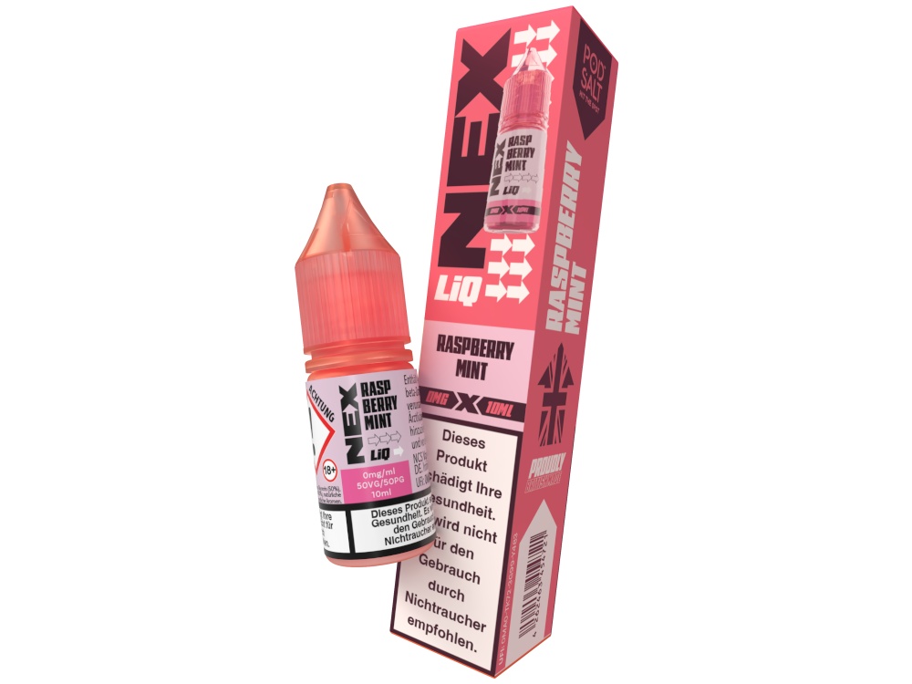 Pod Salt - NexLiq - Nikotinsalz Liquid - Raspberry Mint Pod Salt - NexLiq - Nikotinsalz Liquid - Raspberry Mint