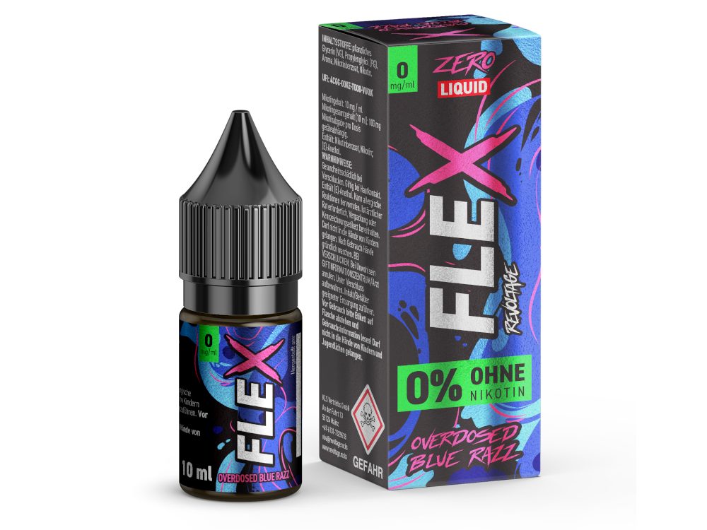 Revoltage - FLEX Nikotinsalz Liquid - Blue Razz Revoltage - FLEX Nikotinsalz Liquid - Blue Razz