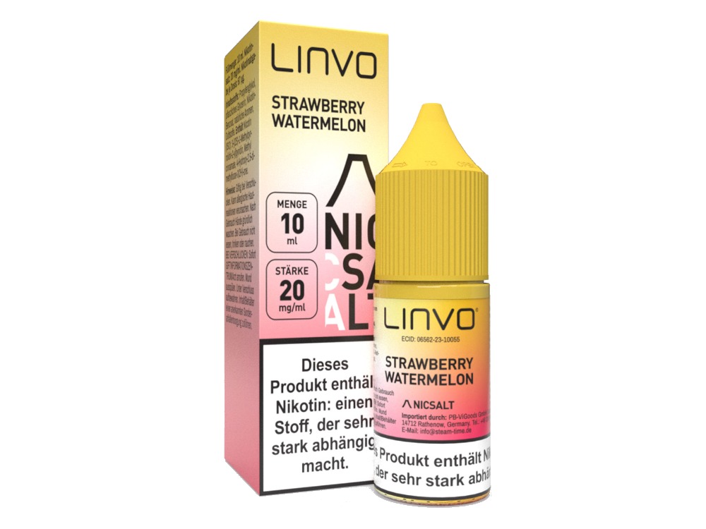 Linvo - Strawberry Watermelon - Nikotinsalz Liquid 20 mg/ml Linvo - Strawberry Watermelon - Nikotinsalz Liquid 20 mg/ml