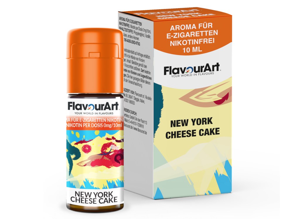 FlavourArt - Aromen 10 ml - New York Cheese Cake FlavourArt - Aromen 10 ml - New York Cheese Cake