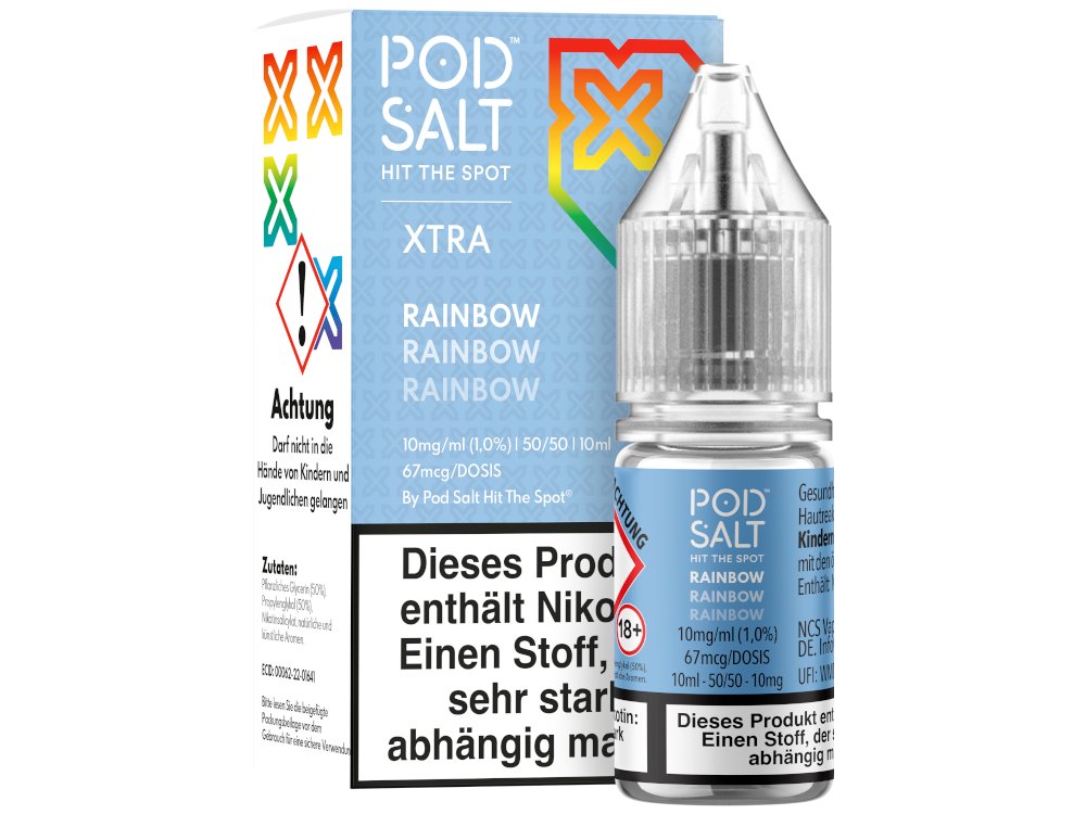 Pod Salt X - Nikotinsalz Liquid - Rainbow Pod Salt X - Nikotinsalz Liquid - Rainbow