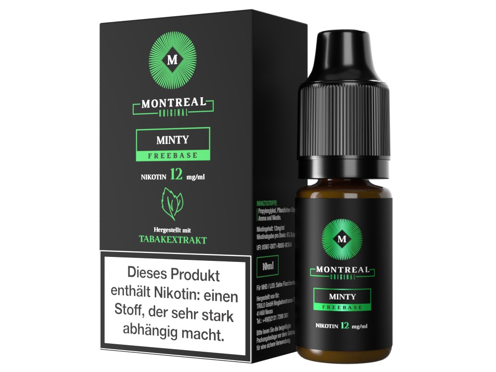 Montreal Original - E-Zigaretten Liquid - Minty Montreal Original - E-Zigaretten Liquid - Minty