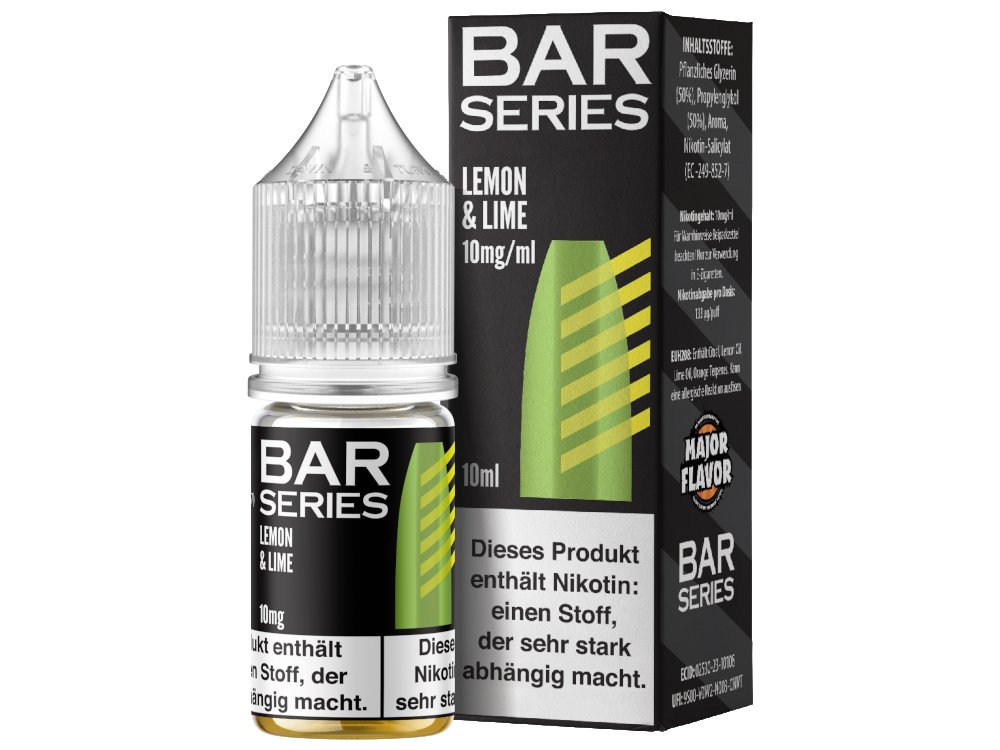 Bar Series - Nikotinsalz Liquid - Lemon & Lime Bar Series - Nikotinsalz Liquid - Lemon & Lime
