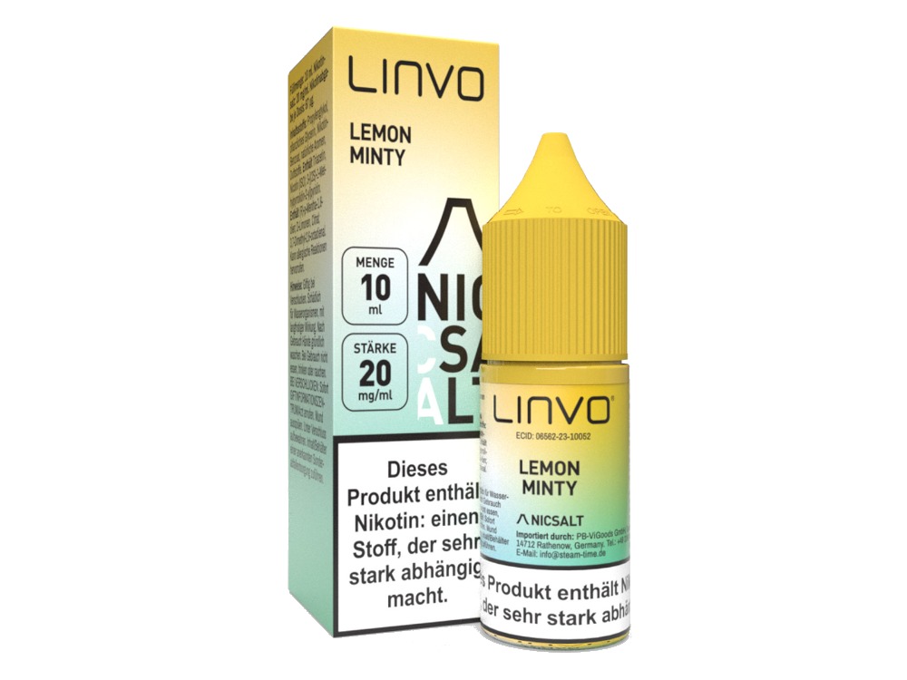 Linvo - Lemon Minty - Nikotinsalz Liquid 20 mg/ml Linvo - Lemon Minty - Nikotinsalz Liquid 20 mg/ml