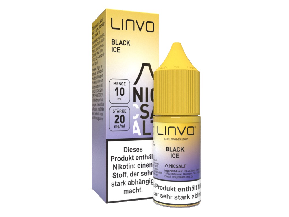 Linvo - Black Ice - Nikotinsalz Liquid 20 mg/ml Linvo - Black Ice - Nikotinsalz Liquid 20 mg/ml