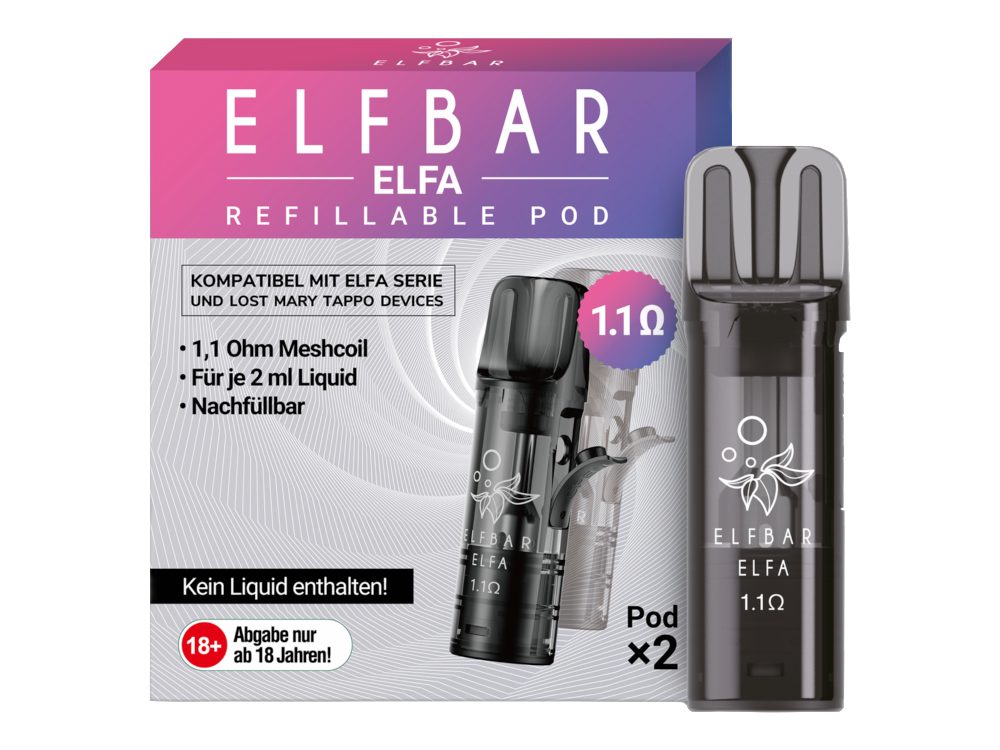 Elfbar - Elfa Leer-Pod (2 Stück pro Packung) Elfbar - Elfa Leer-Pod (2 Stück pro Packung)