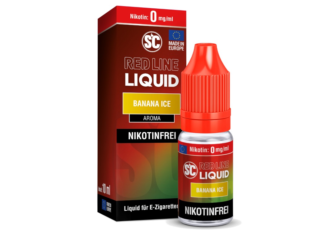 SC - Red Line - Banana Ice - Nikotinsalz Liquid SC - Red Line - Banana Ice - Nikotinsalz Liquid