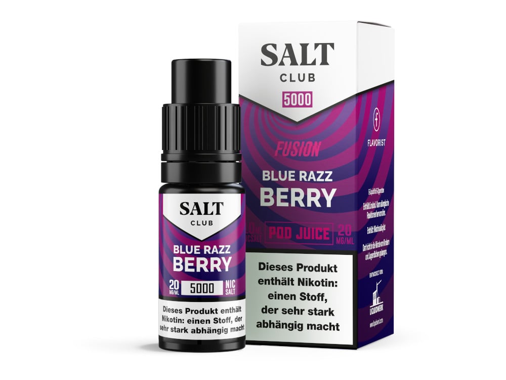 Salt Club - 5000 - Nikotinsalz Liquid 20 mg/ml - Blue Razz Berry Salt Club - 5000 - Nikotinsalz Liquid 20 mg/ml - Blue Razz Berry