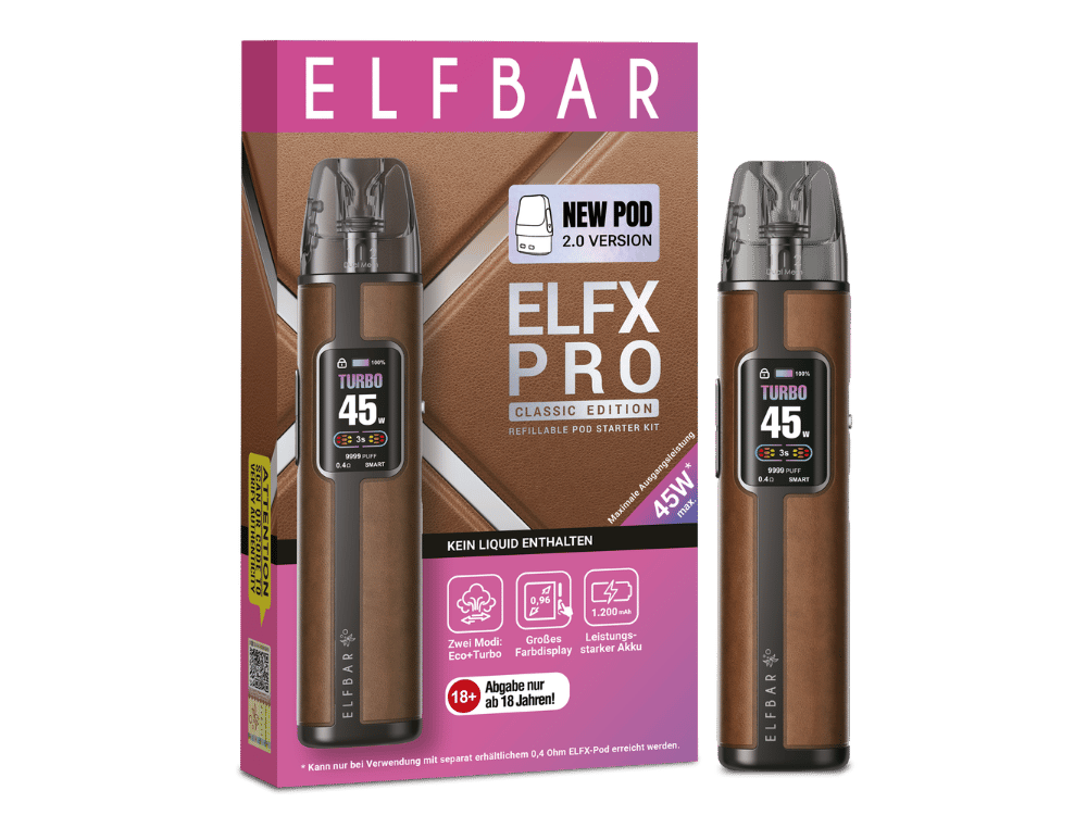 Elfbar - Elfx Pro Classic Edition E-Zigaretten Set