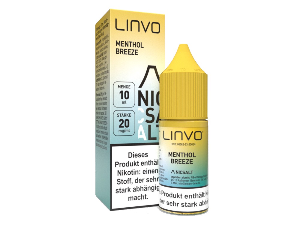 Linvo - Menthol Breeze - Nikotinsalz Liquid 20 mg/ml Linvo - Menthol Breeze - Nikotinsalz Liquid 20 mg/ml