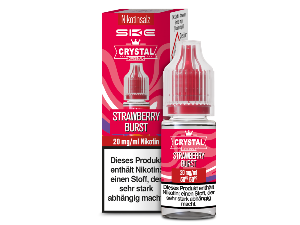 SKE - Crystal - Nikotinsalz Liquid - Strawberry Burst