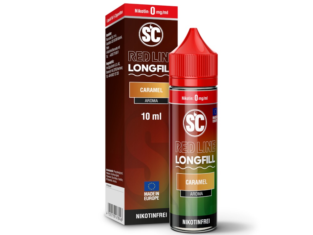 SC - Red Line Longfills 10 ml - Caramel SC - Red Line Longfills 10 ml - Caramel