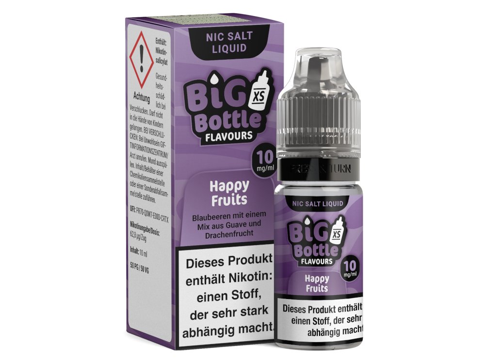 Big Bottle - Happy Fruits - Nikotinsalz Liquid Big Bottle - Happy Fruits - Nikotinsalz Liquid