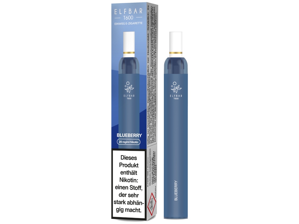 Elfbar T600 Einweg E-Zigarette - Blueberry Elfbar T600 Einweg E-Zigarette - Blueberry