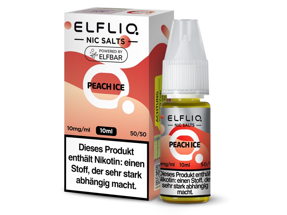 ELFLIQ - Peach Ice - Nikotinsalz Liquid ELFLIQ - Peach Ice - Nikotinsalz Liquid