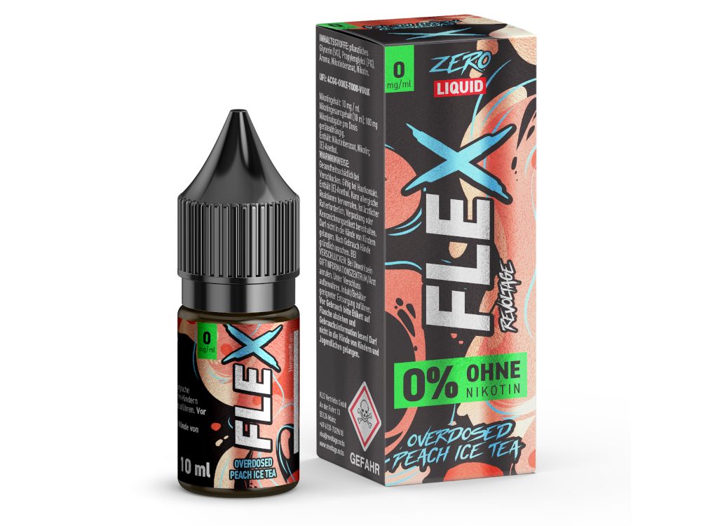 Revoltage - FLEX Nikotinsalz Liquid - Peach Ice Tea Revoltage - FLEX Nikotinsalz Liquid - Peach Ice Tea