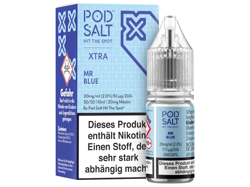Pod Salt X - Nikotinsalz Liquid - Mr Blue