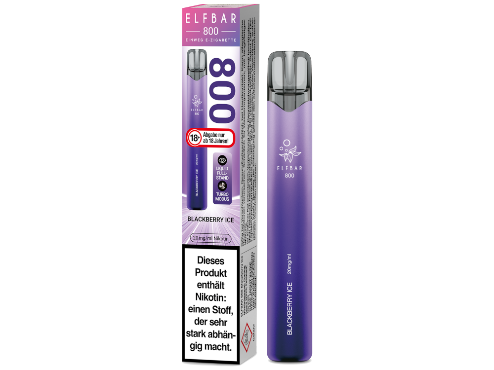 Elfbar 800 Einweg E-Zigarette - Blueberry