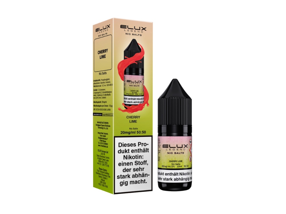 Elux - Nikotinsalz Liquid - Cherry Lime Elux - Nikotinsalz Liquid - Cherry Lime