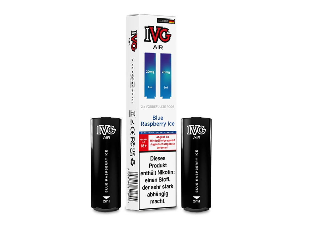 IVG AIR Pod (2 Stück pro Packung) - Blue Raspberry Ice IVG AIR Pod (2 Stück pro Packung) - Blue Raspberry Ice