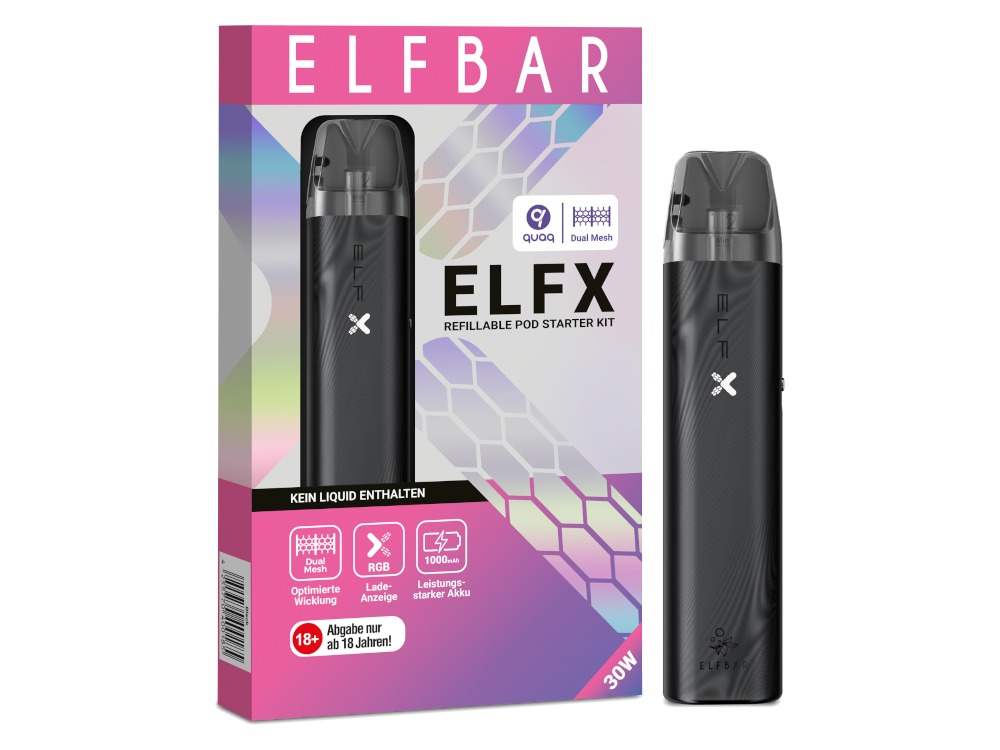 Elfbar - Elfx E-Zigaretten Set Elfbar - Elfx E-Zigaretten Set