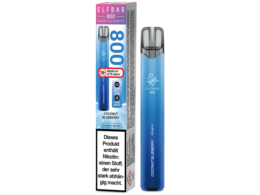 Elfbar 800 Einweg E-Zigarette - Blueberry