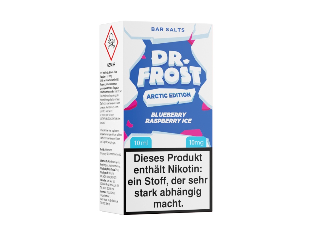 Dr. Frost - Arctic Edition - Nikotinsalz Liquid - Blueberry Raspberry Ice Dr. Frost - Arctic Edition - Nikotinsalz Liquid - Blueberry Raspberry Ice