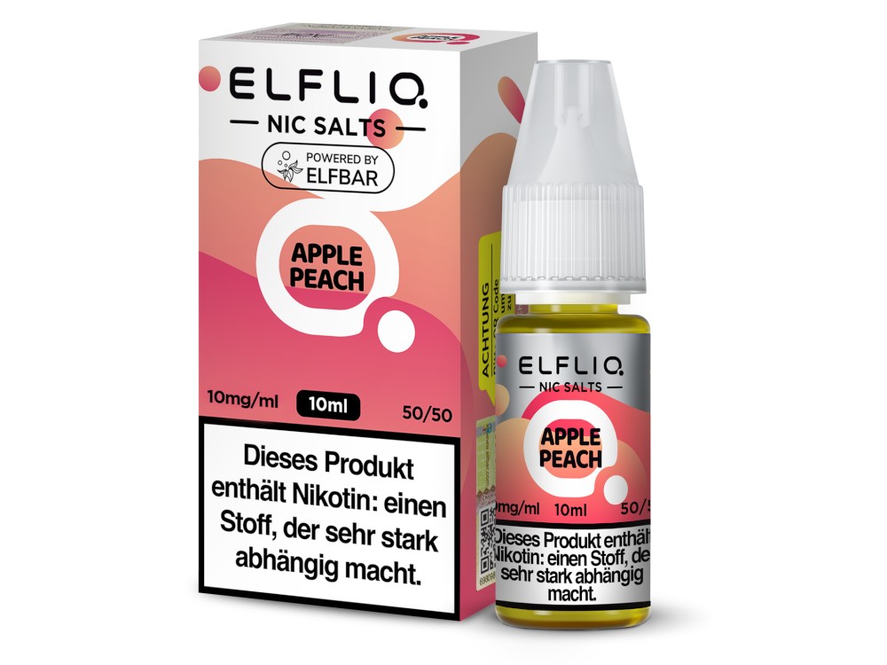ELFLIQ - Apple Peach - Nikotinsalz Liquid ELFLIQ - Apple Peach - Nikotinsalz Liquid