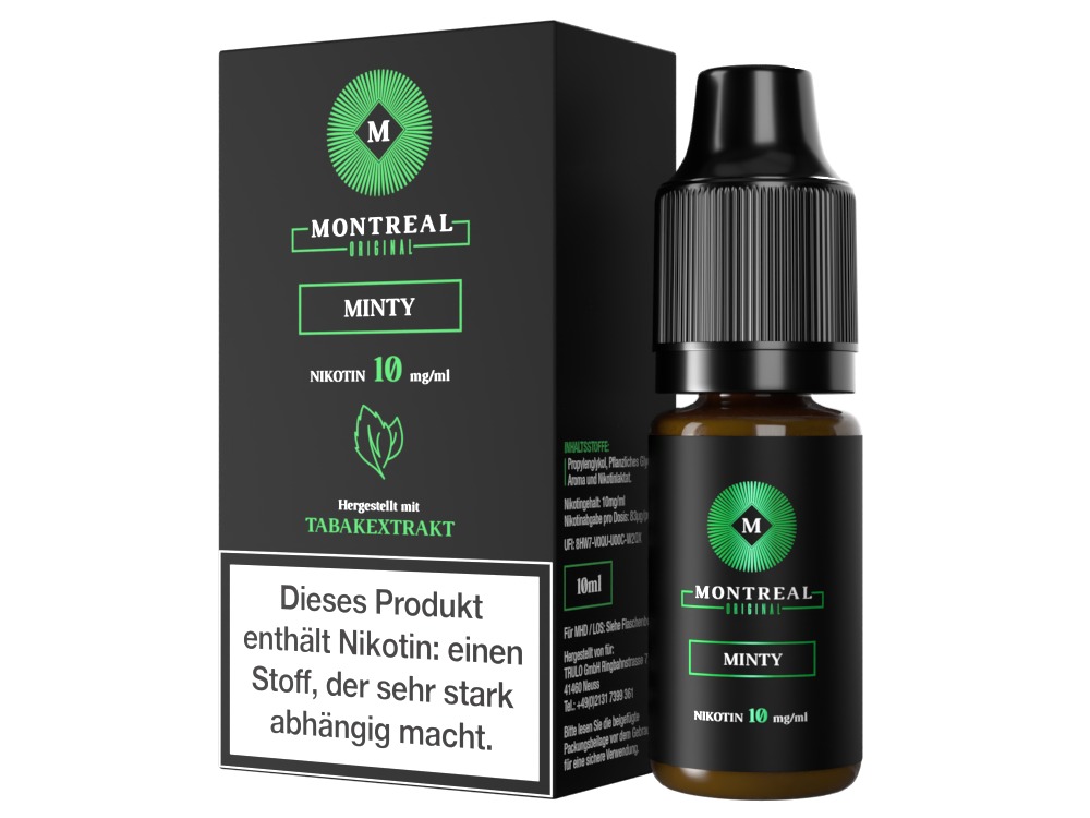 Montreal Original - Nikotinsalz Liquid - Minty Montreal Original - Nikotinsalz Liquid - Minty