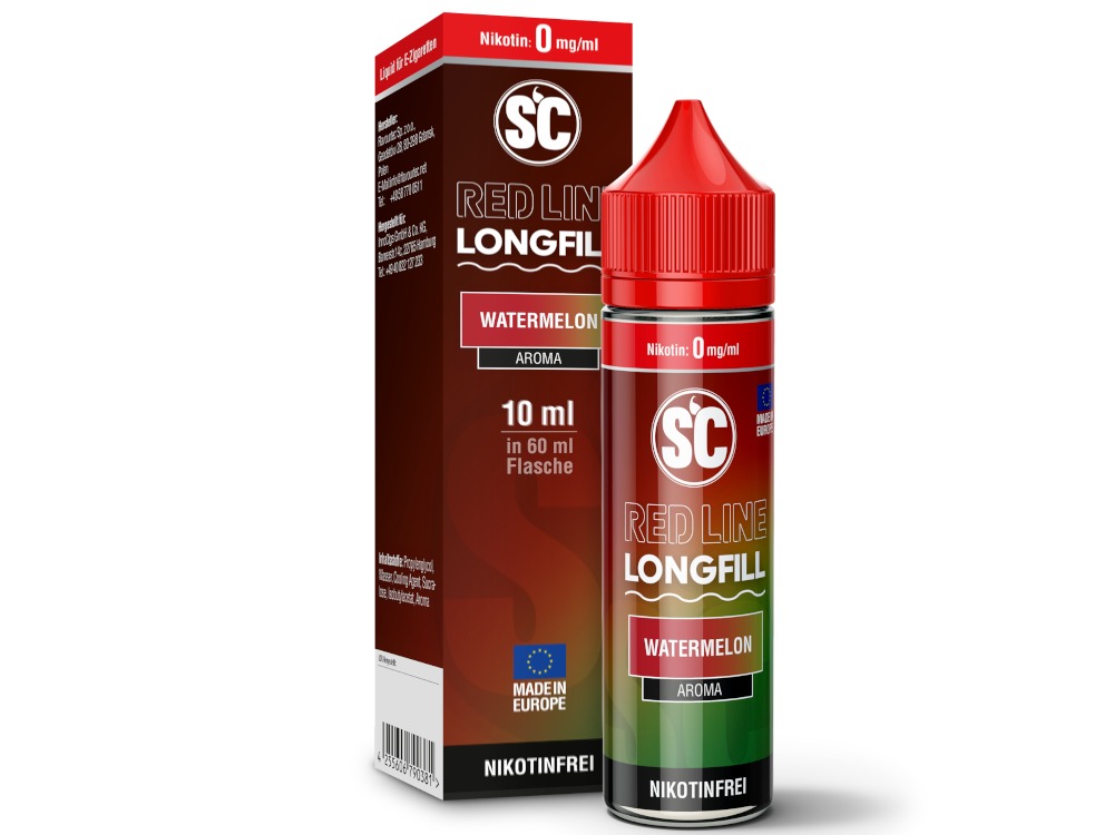 SC - Red Line Longfills 10 ml - Watermelon SC - Red Line Longfills 10 ml - Watermelon