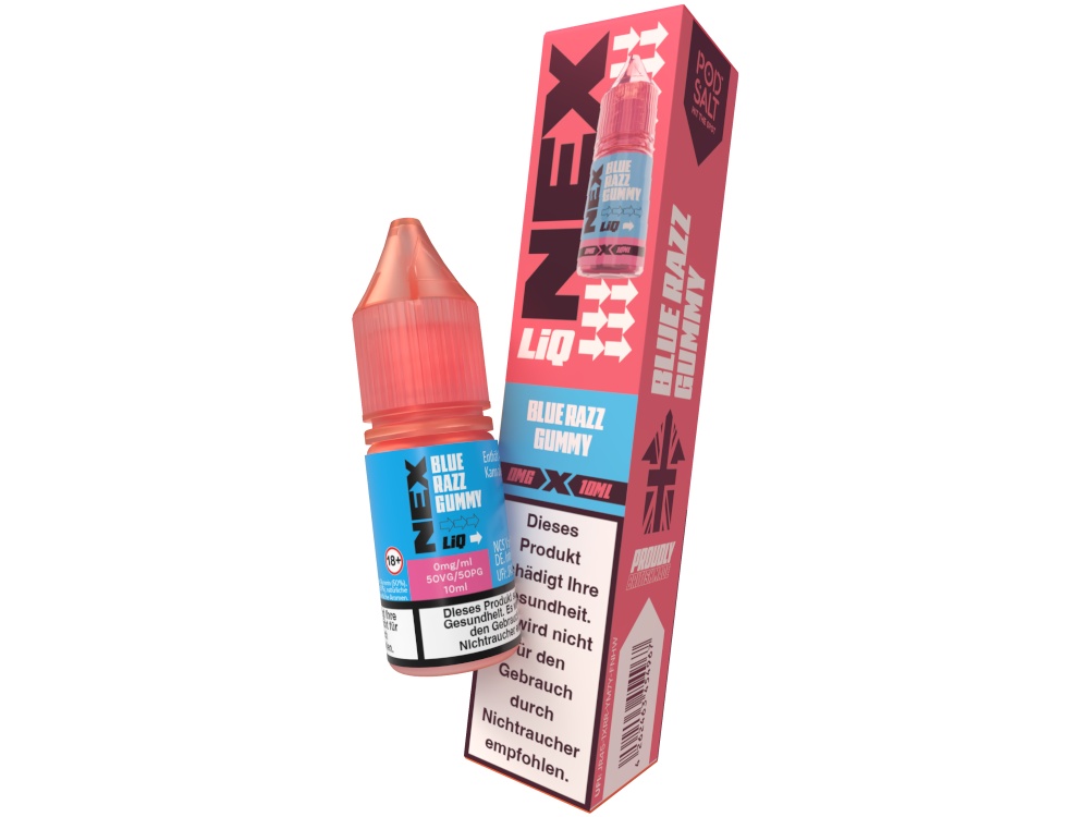 Pod Salt - NexLiq - Nikotinsalz Liquid - Blue Razz Gummy Pod Salt - NexLiq - Nikotinsalz Liquid - Blue Razz Gummy