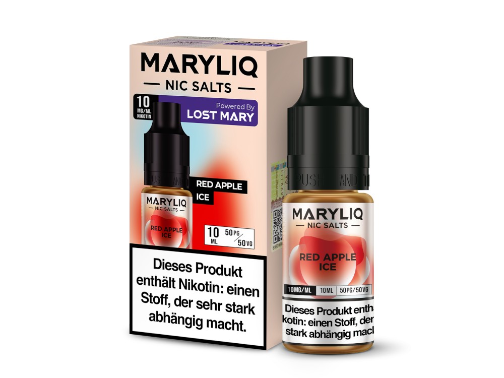 MARYLIQ - Nikotinsalz Liquid - Red Apple Ice MARYLIQ - Nikotinsalz Liquid - Red Apple Ice