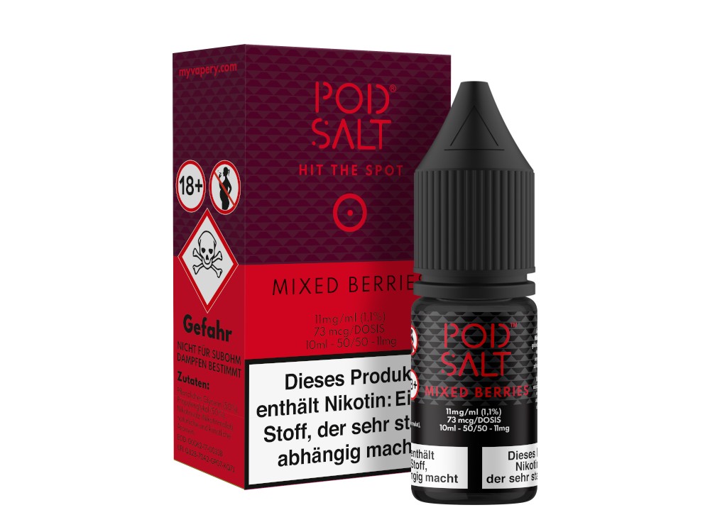 Pod Salt - Mixed Berries - Nikotinsalz Liquid Pod Salt - Mixed Berries - Nikotinsalz Liquid