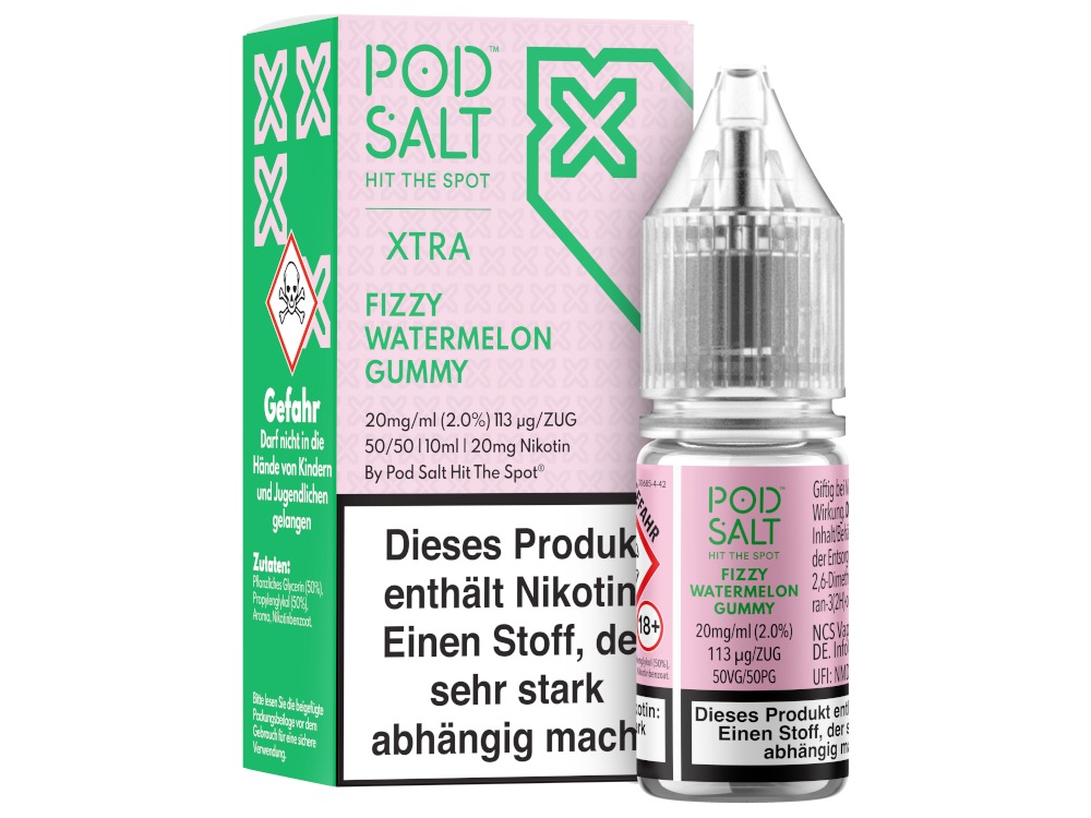 Pod Salt X - Nikotinsalz Liquid - Fizzy Watermelon Gummy